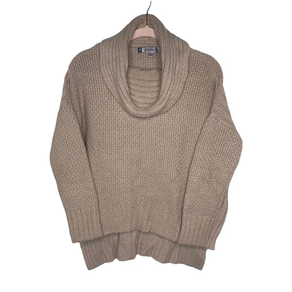 JENNIFER LOPEZ Pink Oversized Cowl Neck Sweater XS - Picture 1 of 8